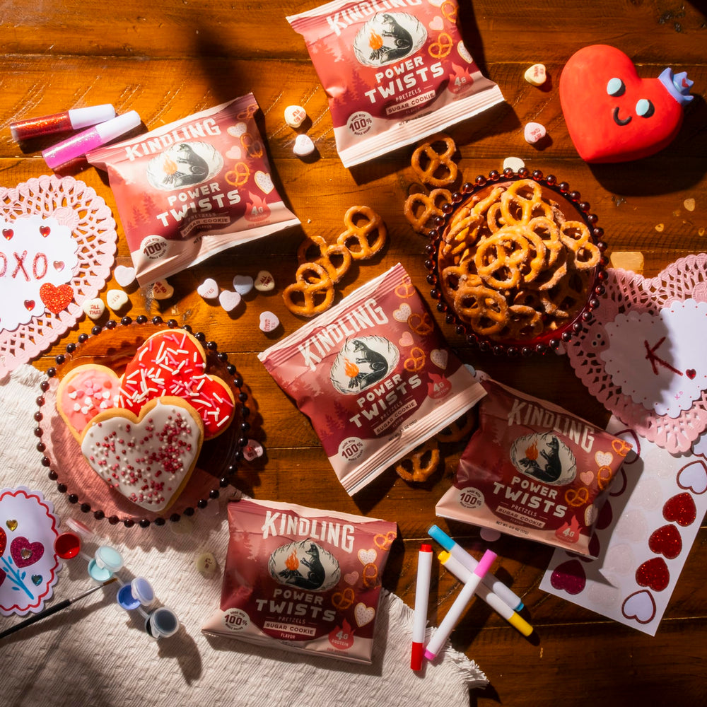 Kindling Protein Pretzels flavor variety showcases adventurous options