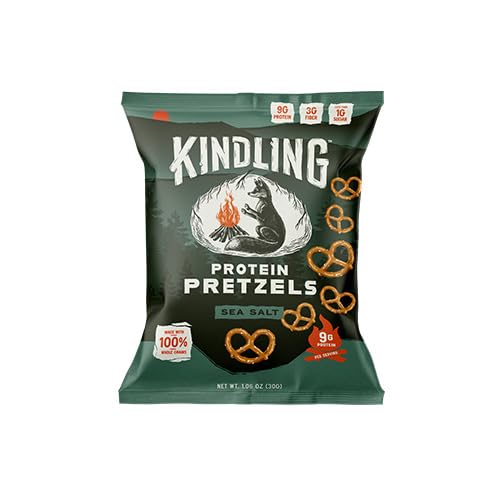 Kindling Protein Pretzels Honey Mustard flavor, a versatile snack option