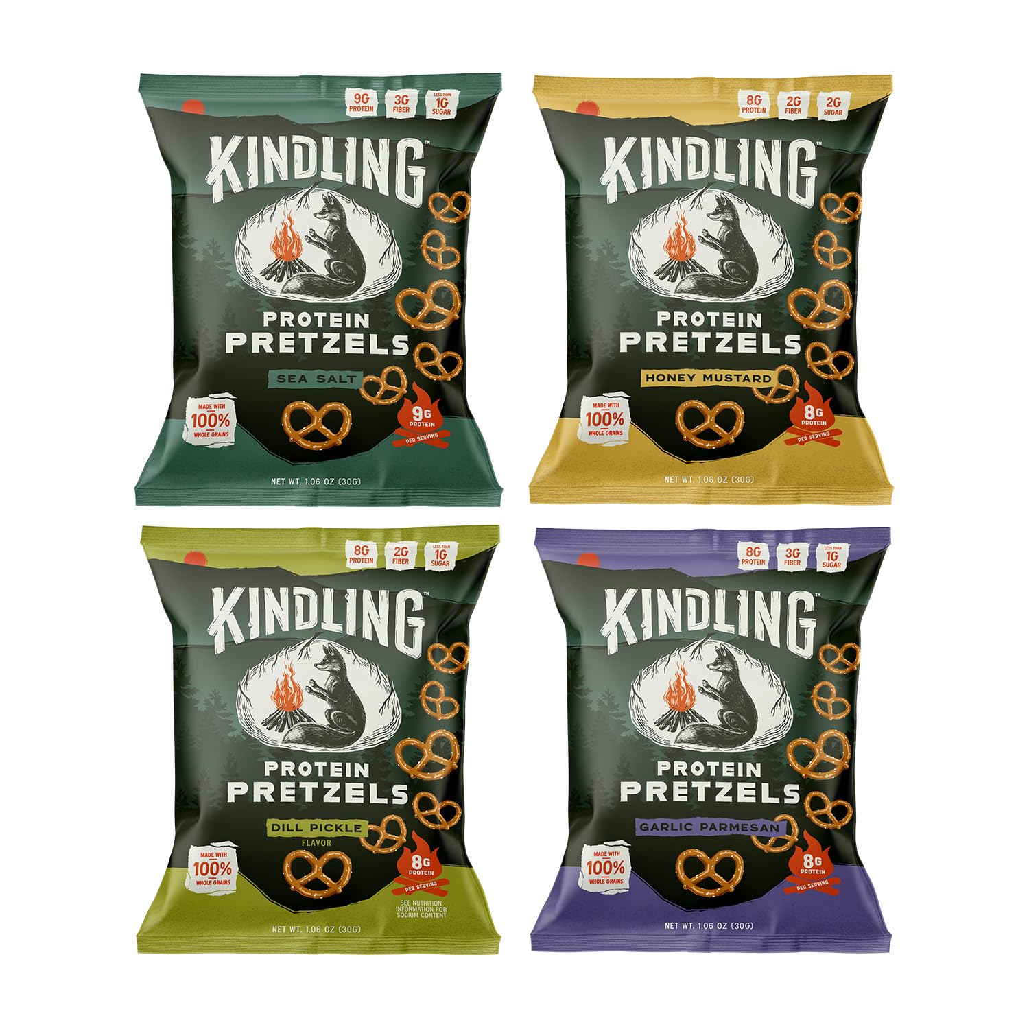 Kindling Protein Pretzels kid-friendly lunch idea pack fits school snacks.