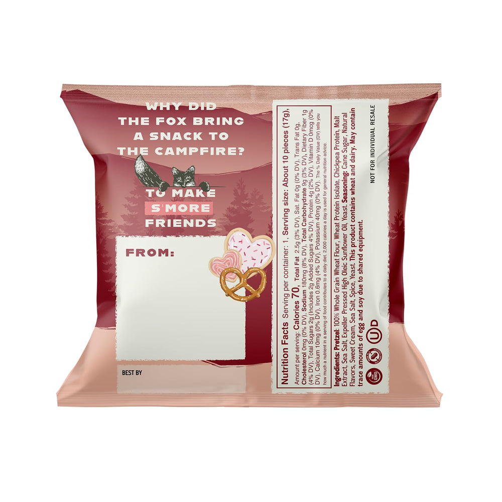 Kindling Protein Pretzels bag close-up highlighting whole-grain texture and clean ingredients