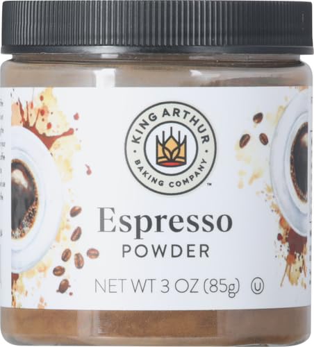 King Arthur espresso powder dissolves in cream to enrich buttercream.