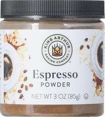 King Arthur espresso powder dissolves in cream to enrich buttercream.