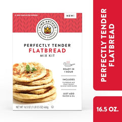 King Arthur flatbread yeast packet included for reliable rise