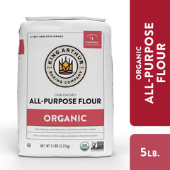 King Arthur flour dough being rolled for bread crust