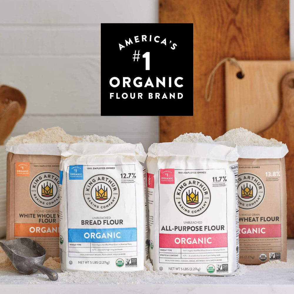 King Arthur flour dough rolled into loaf form for oven baking