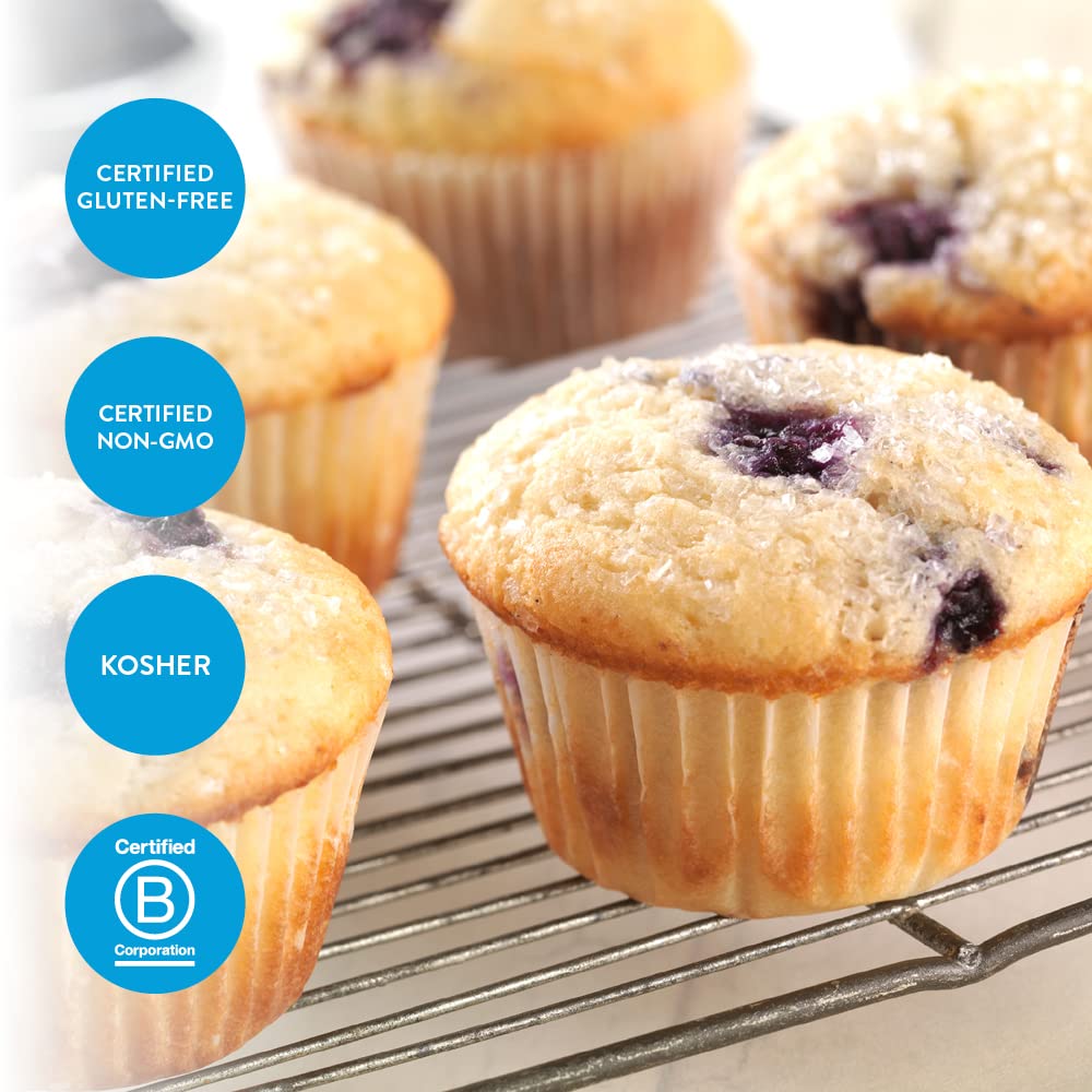 King Arthur gluten-free GFCO badge on packaging indicating certification