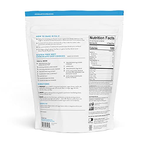 King Arthur gluten-free cookies baked with Measure for Measure flour for tasty results.
