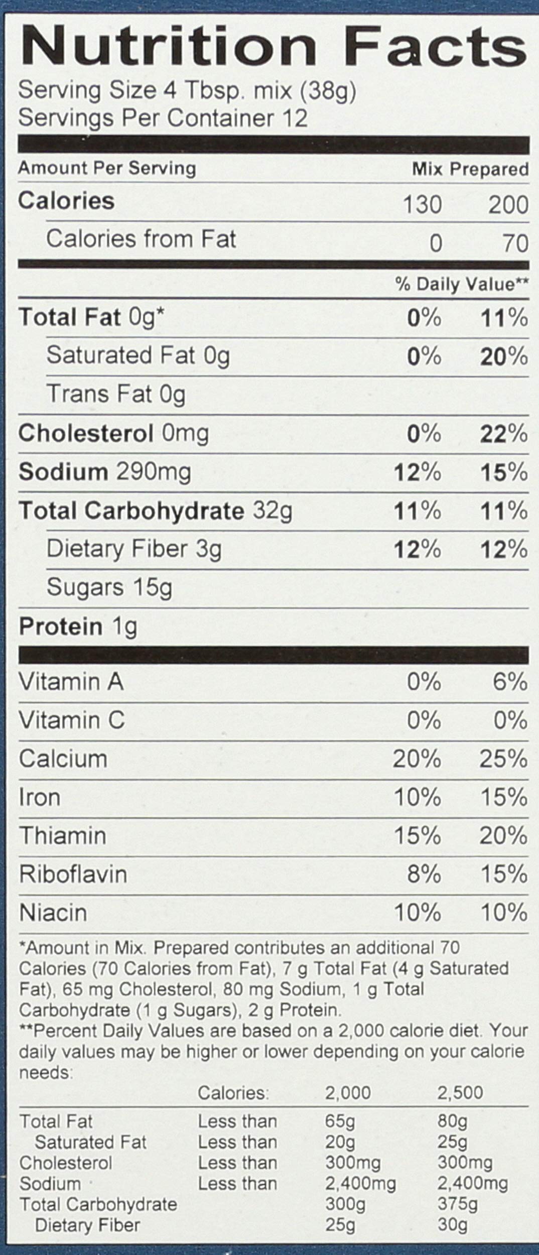 King Arthur muffin mix box front, GFCO certified.