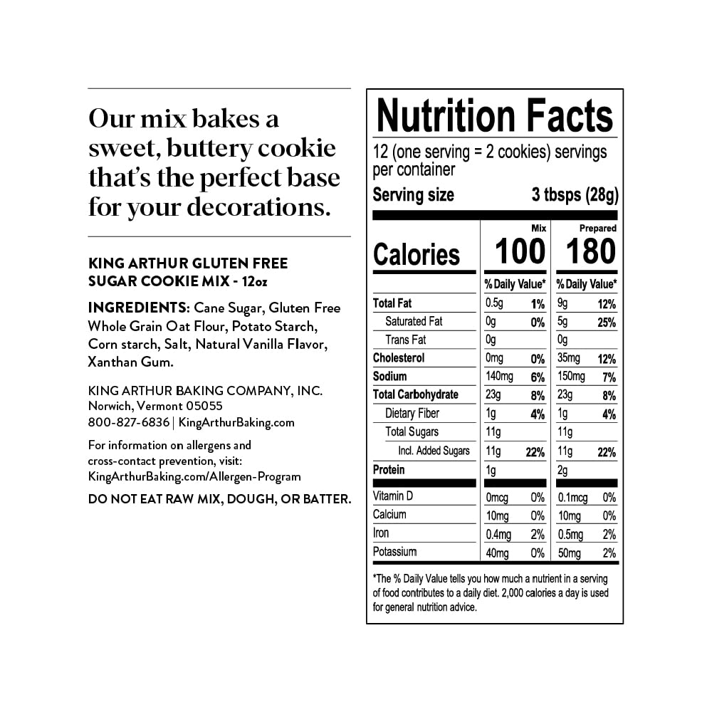 King Arthur Gluten-Free Sugar Cookie Mix dough rolled smoothly for easy cutting.