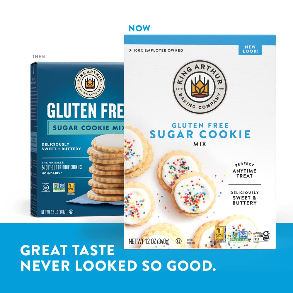 King Arthur Gluten-Free Sugar Cookie Mix is Non-GMO Project Verified.