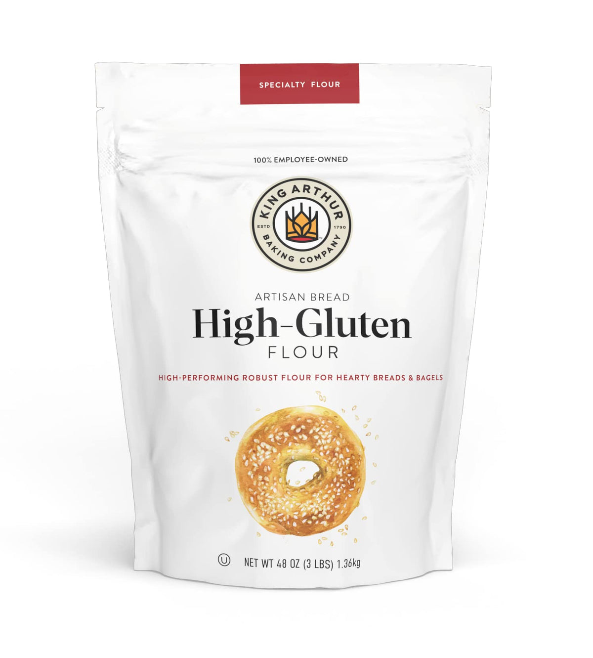 King Arthur high-gluten flour bulk bag for crusty bread