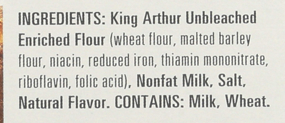 King Arthur Mix Popover 9oz prep steps showing quick, mess-free preparation