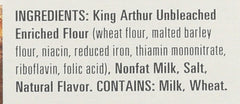 King Arthur Mix Popover 9oz prep steps showing quick, mess-free preparation