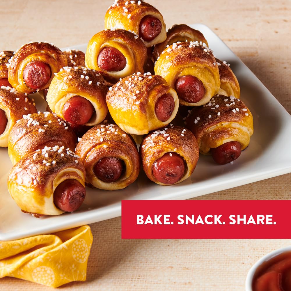 King Arthur pretzel bites bake on tray for even browning
