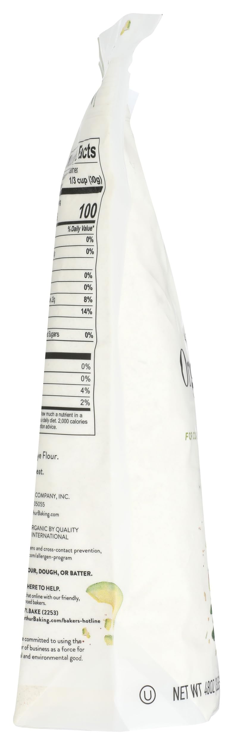 King Arthur Organic Medium Rye Flour in cookie dough, enhancing rye cookies with depth.