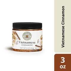 King Arthur Vietnamese Cinnamon powder closeup shows rich oils boosting flavor distribution.