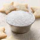 King Arthur White Sparkling Sugar 3777 cookies decorate with festive sparkle.