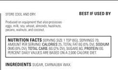 King Arthur White Sparkling Sugar 3777 pour shows even distribution for cupcakes.