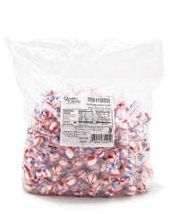 Reusable container keeps King Leo peppermint candy fresh for events