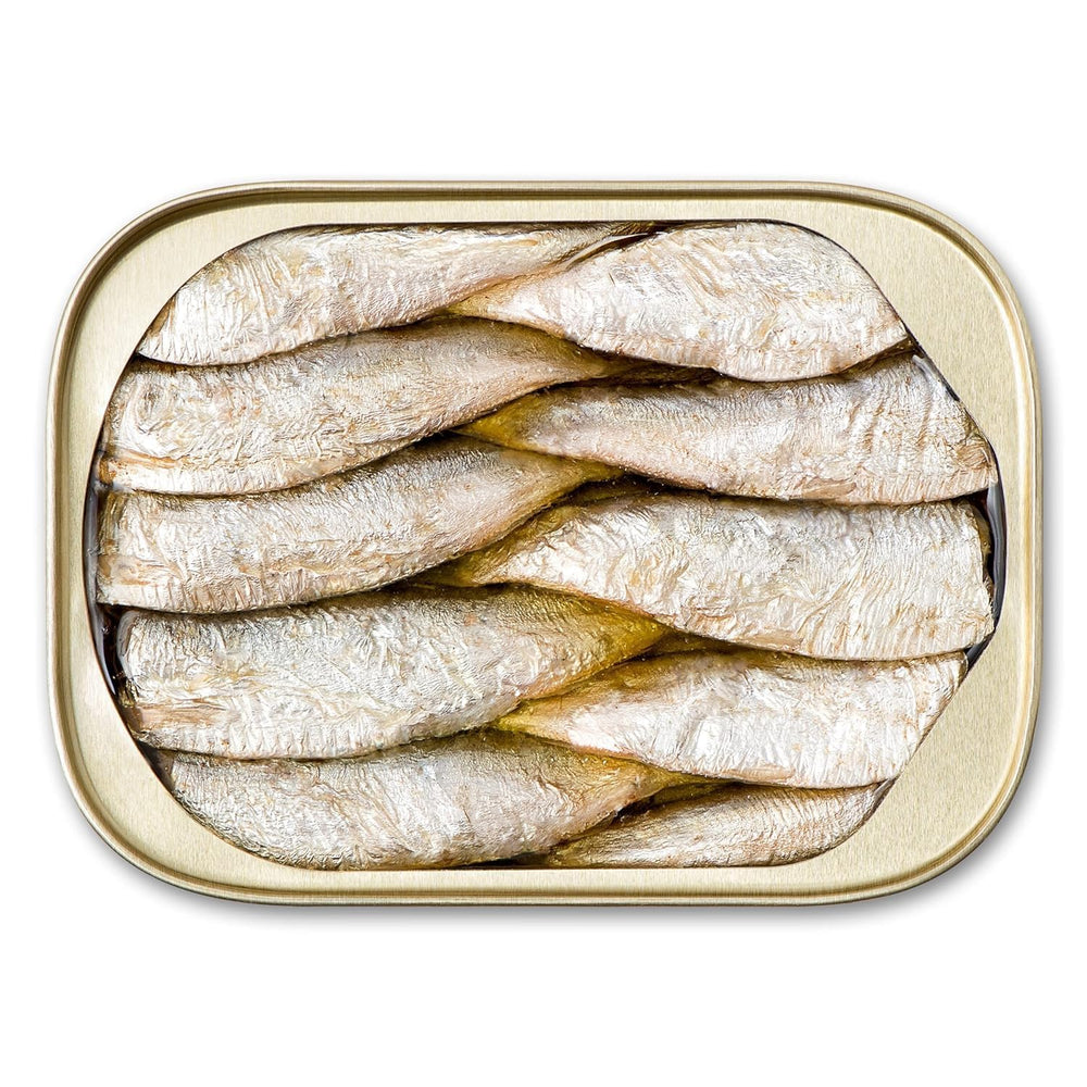King Oscar hand-packed sardines in olive oil, crafted quality.