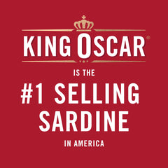 King Oscar wood-smoked sardines deliver a rich aroma and texture.