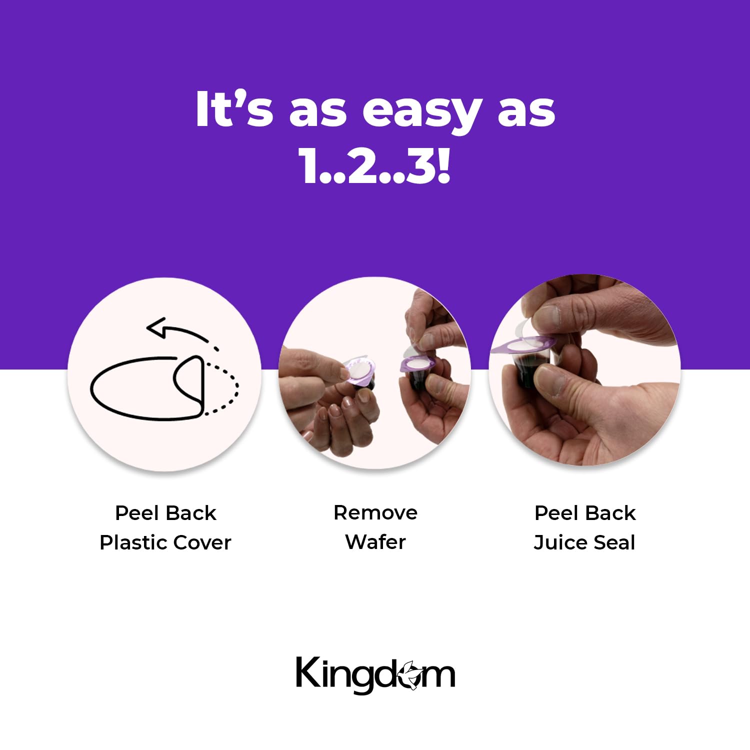 Kingdom distribution-ready cups for quick church service