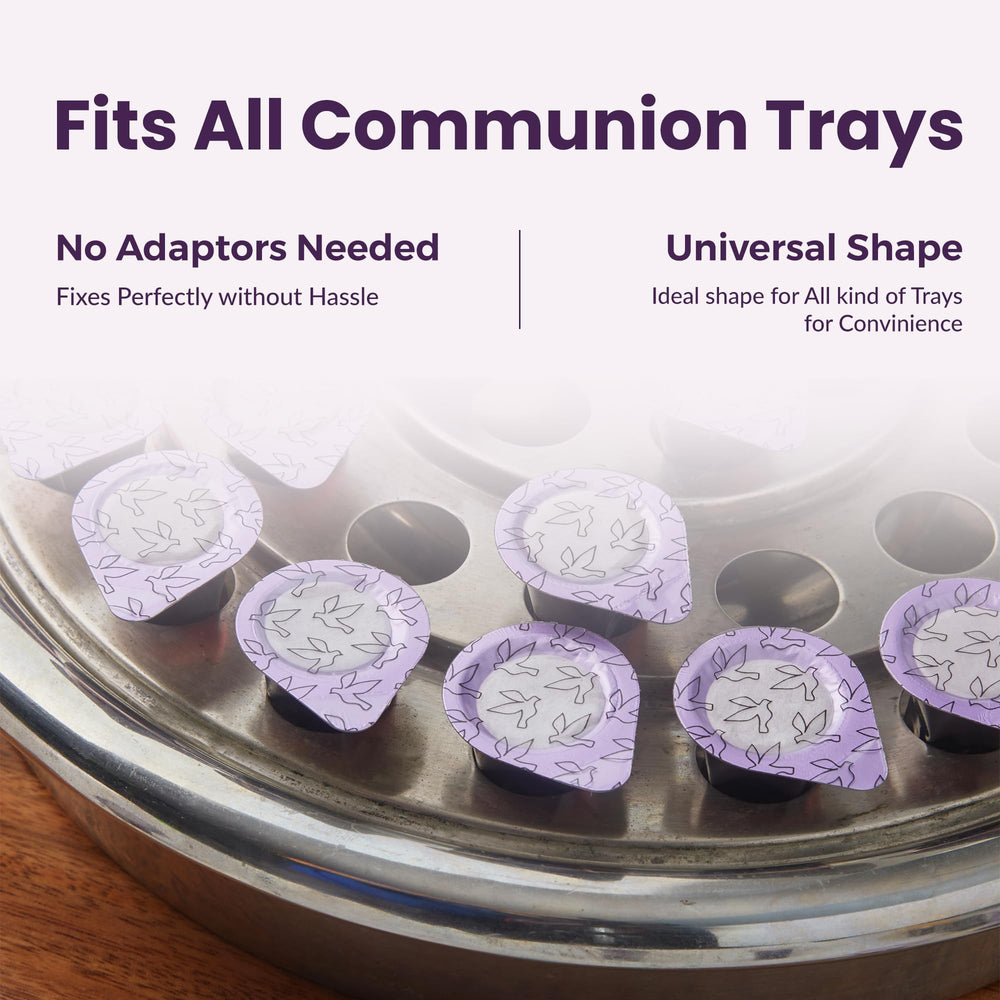 Kingdom hospital-visit communion cups for bedside ceremonies