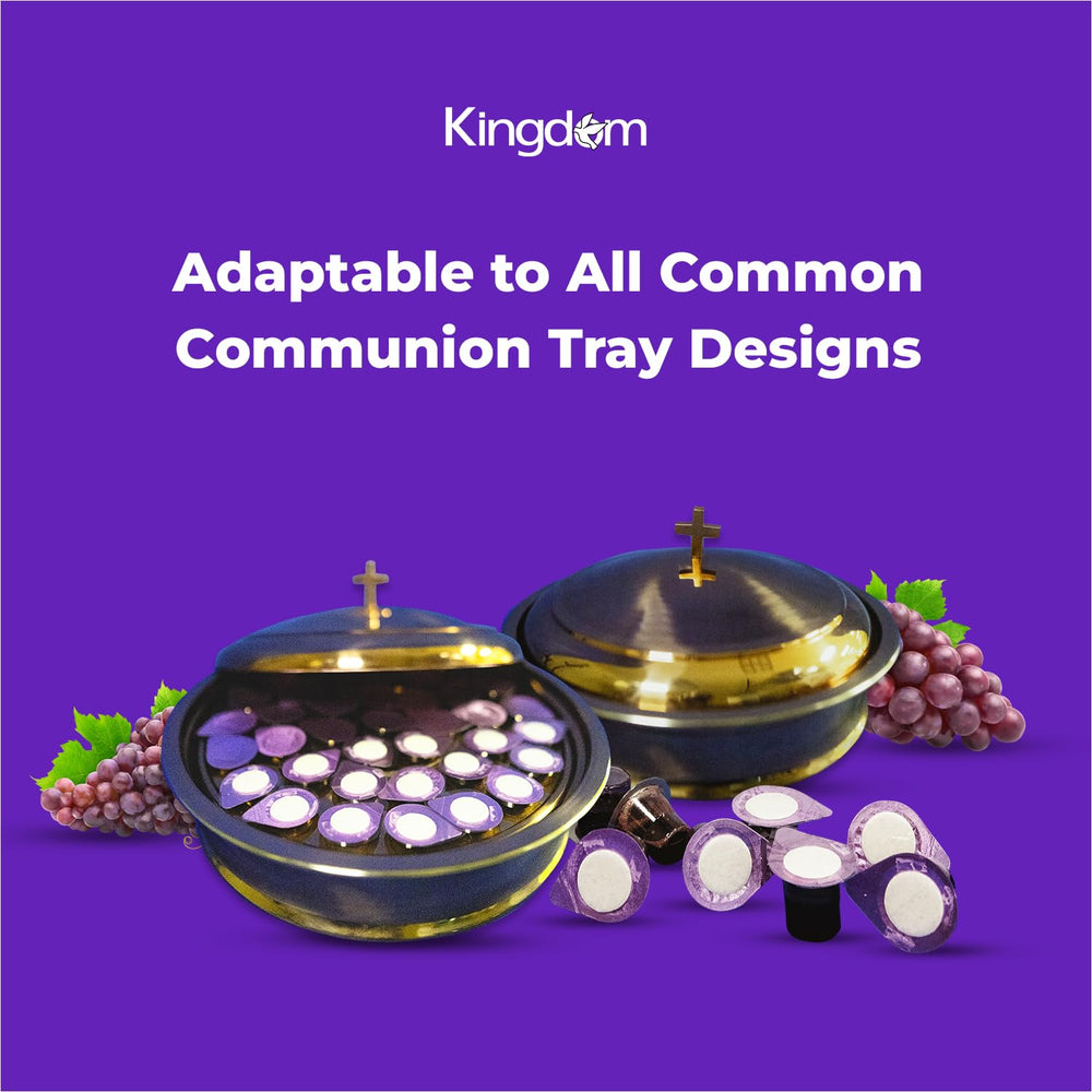 Box of Kingdom Prefilled Communion Cups ready for organization