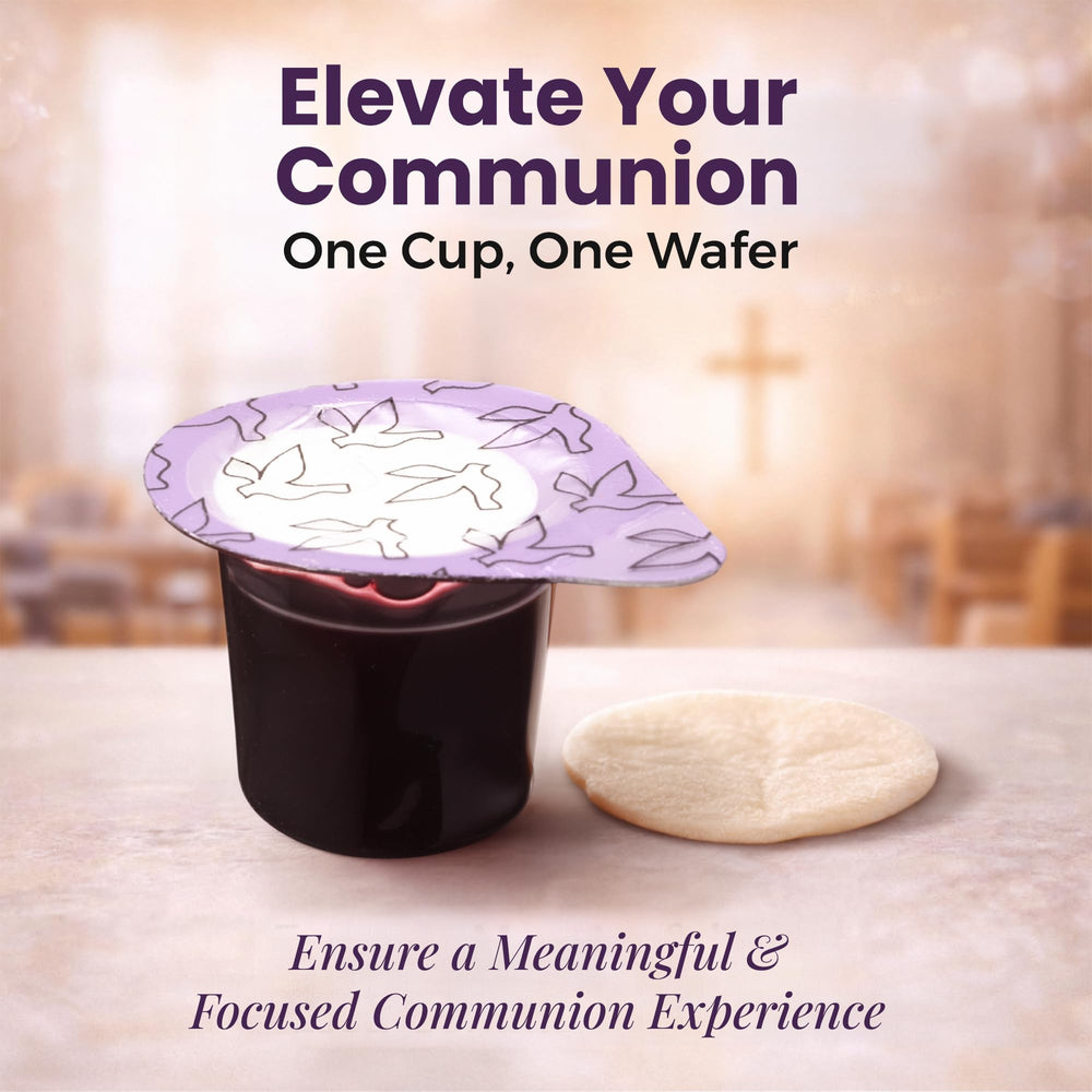 Service tray distribution using Kingdom Prefilled Communion Cups