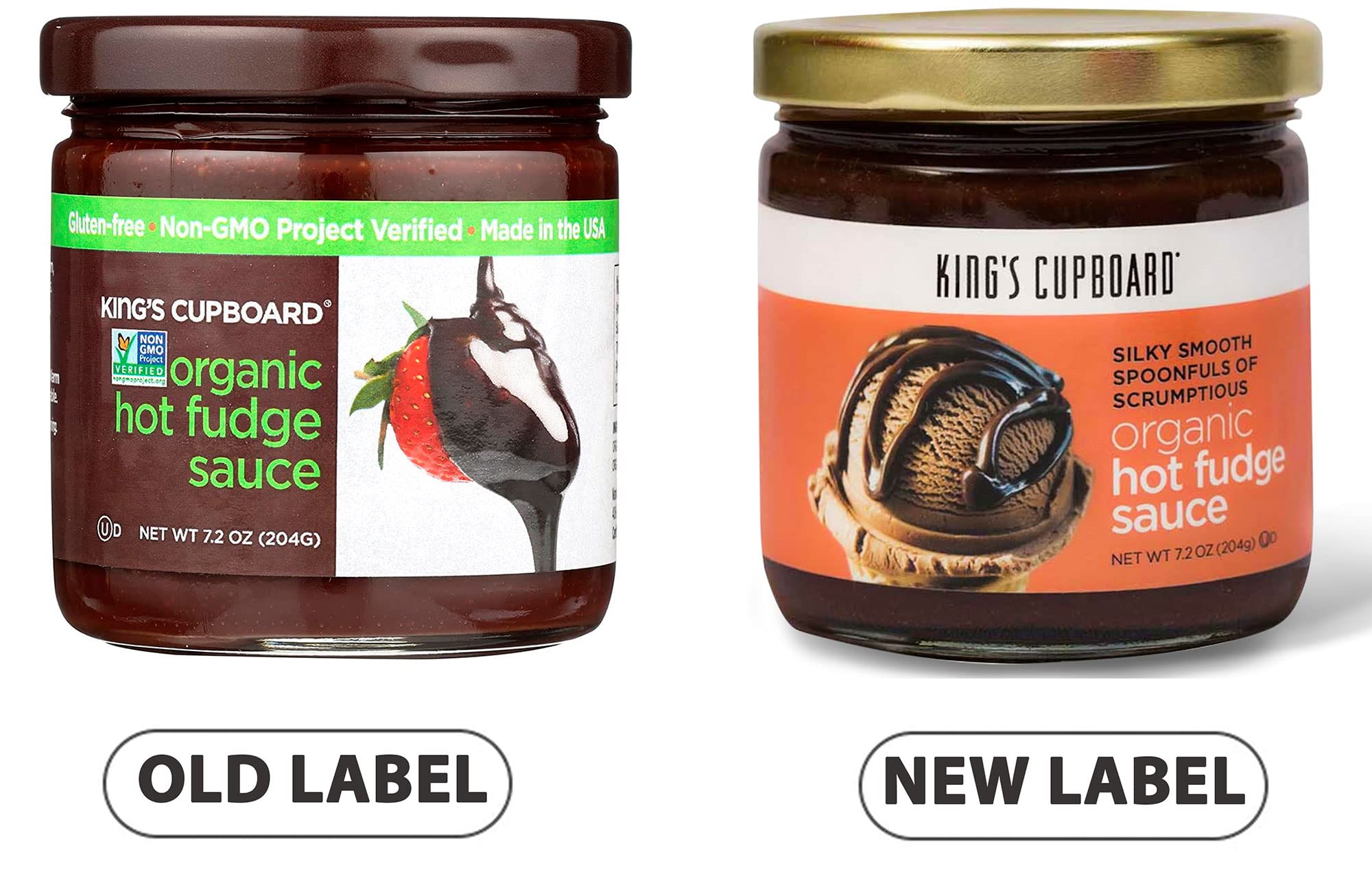King's Cupboard fudge sauce over ice cream for a decadent treat