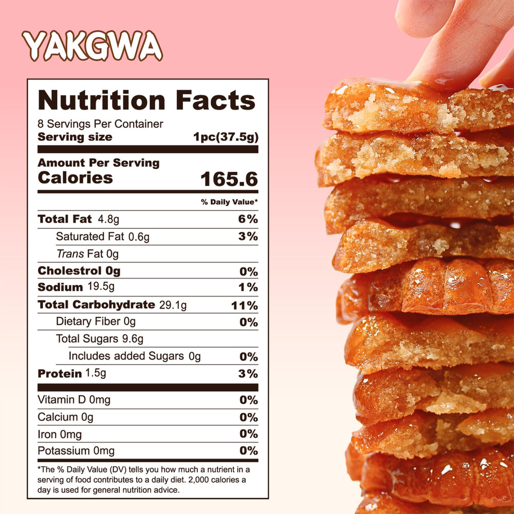 KINIKORA Yakgwa individually wrapped pieces for on-the-go enjoyment
