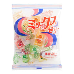 Kinjo mixed fruits jelly candy pack, ideal for on-the-go snacking.