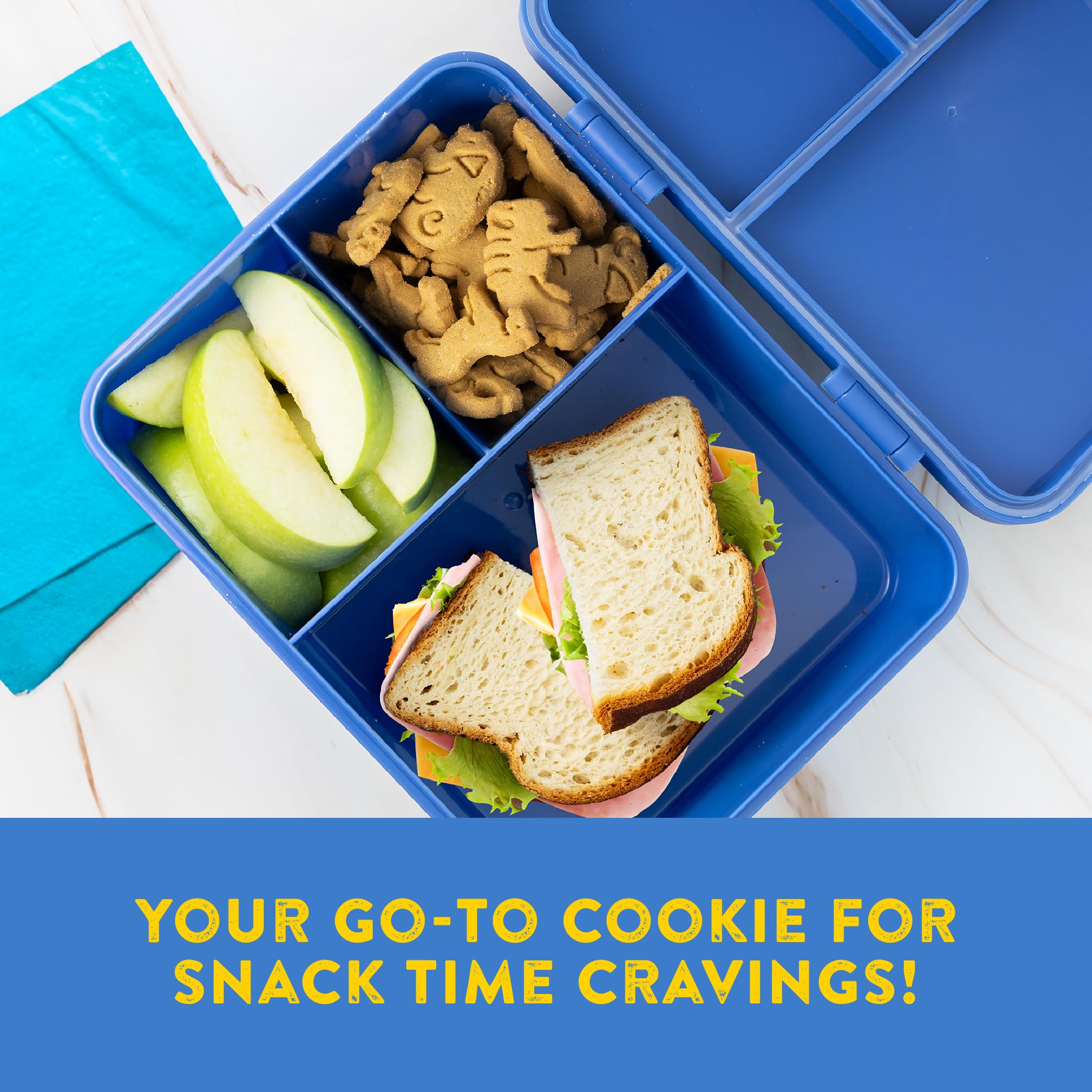 Kinnikinnick KinniKritters kid-friendly lunchbox snack with animal shapes.