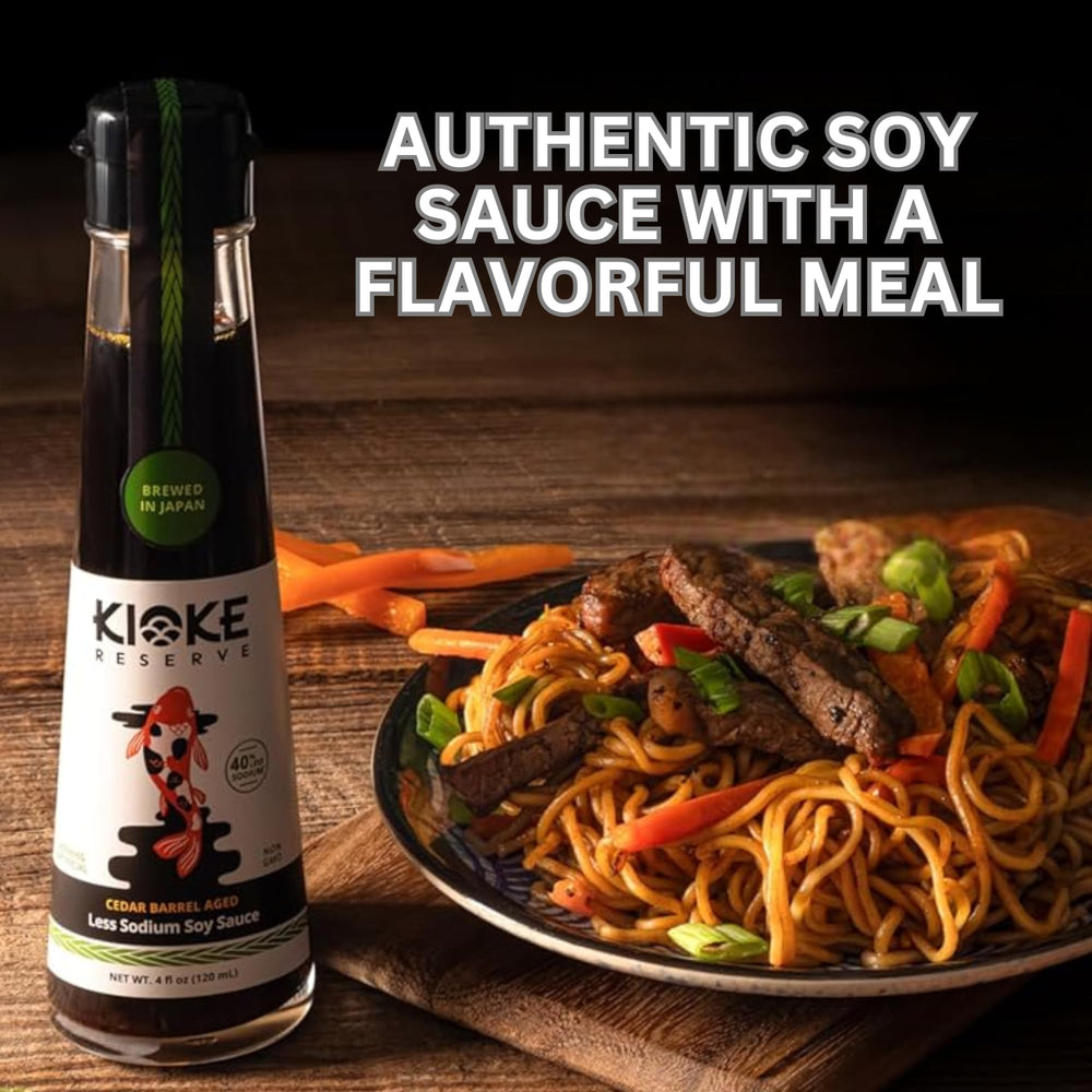 Natural ingredients behind Kioke Reserve soy sauce in focus
