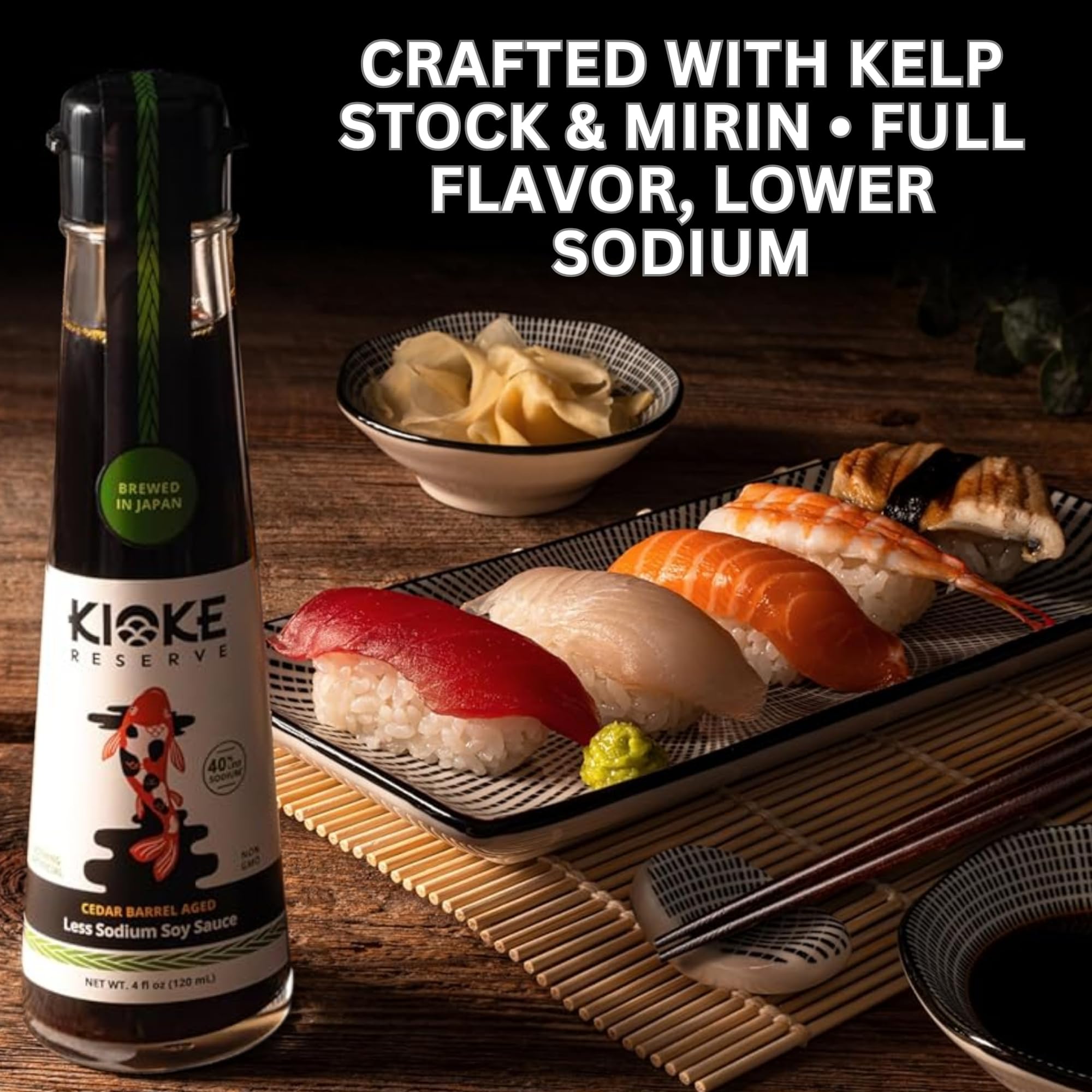 Stir-fry pan with Kioke Reserve glaze for noodles and vegetables