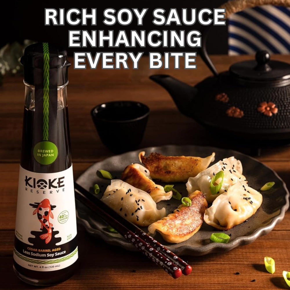 Vegan kitchen scene featuring Kioke Reserve all-natural label