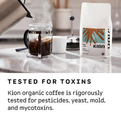 Kion Nitrogen-flushed bag preserves freshness and flavor between uses.