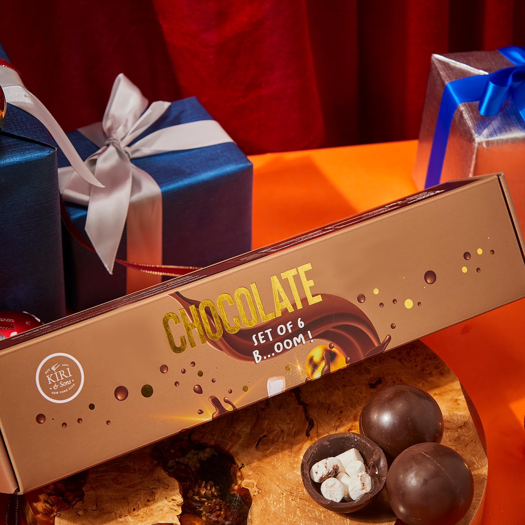 Kiri & Sons gift pack hot chocolate bombs make a thoughtful holiday gift.