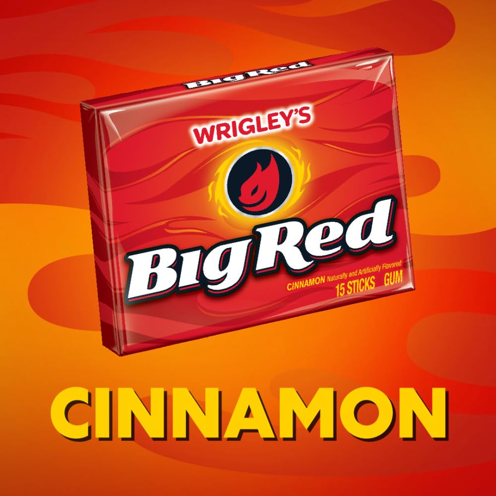 Kiss a little longer with BIG RED gum when sharing