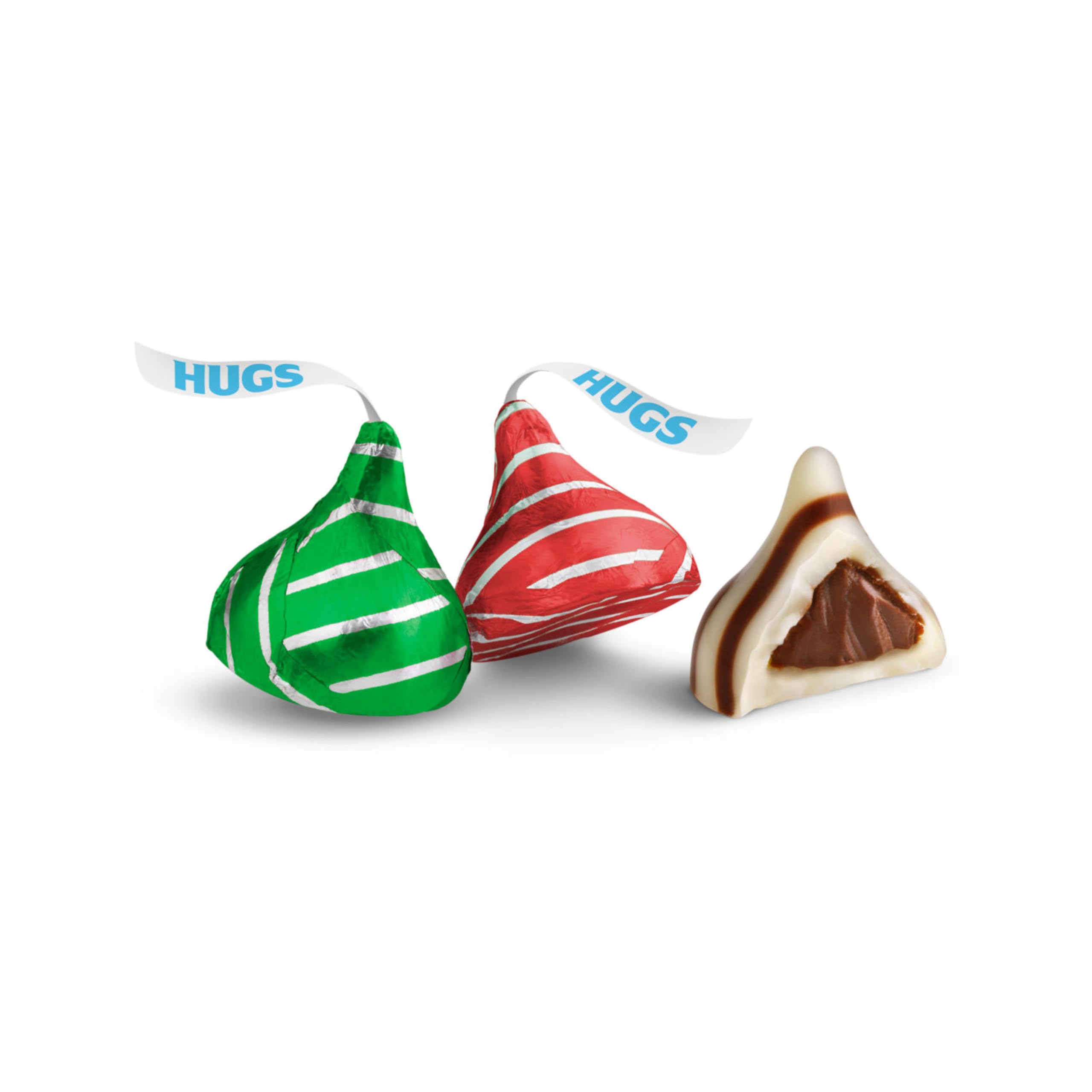 Kisses HUGS in a snack box for on-the-go celebrations.
