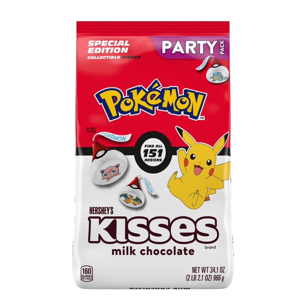 Kisses Pokémon Special Edition wrapper design featuring Pikachu for collectors and gifting.