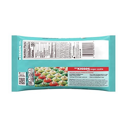 KISSES Sugar Cookie Flavored foil-wrapped candies ready for gifting
