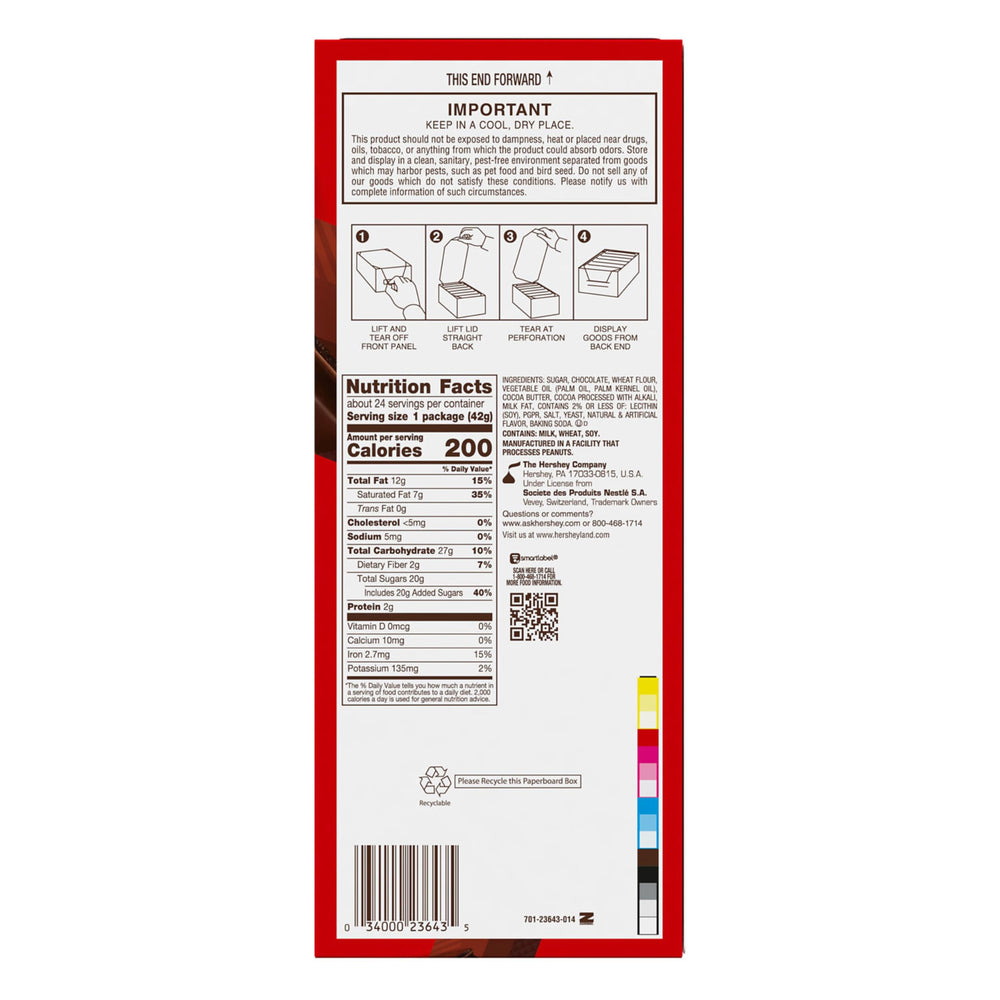 Kit Kat dark chocolate wafer close-up highlights crisp layers.
