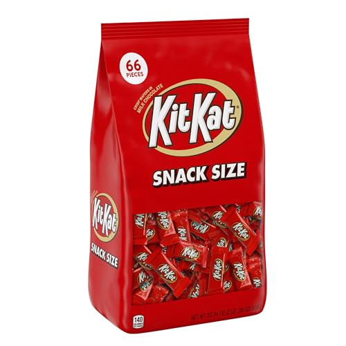 Kit Kat individually wrapped candy bars designed for freshness and convenience.