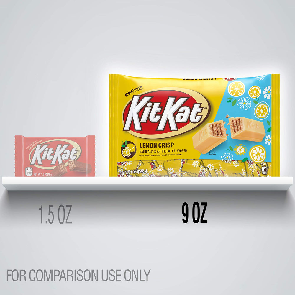 Kit Kat Lemon Creme Miniatures as party favors with lemon twist
