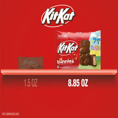 Kit Kat Milk Chocolate Wafer Bunnies Easter display ideal for gifting and party favors.