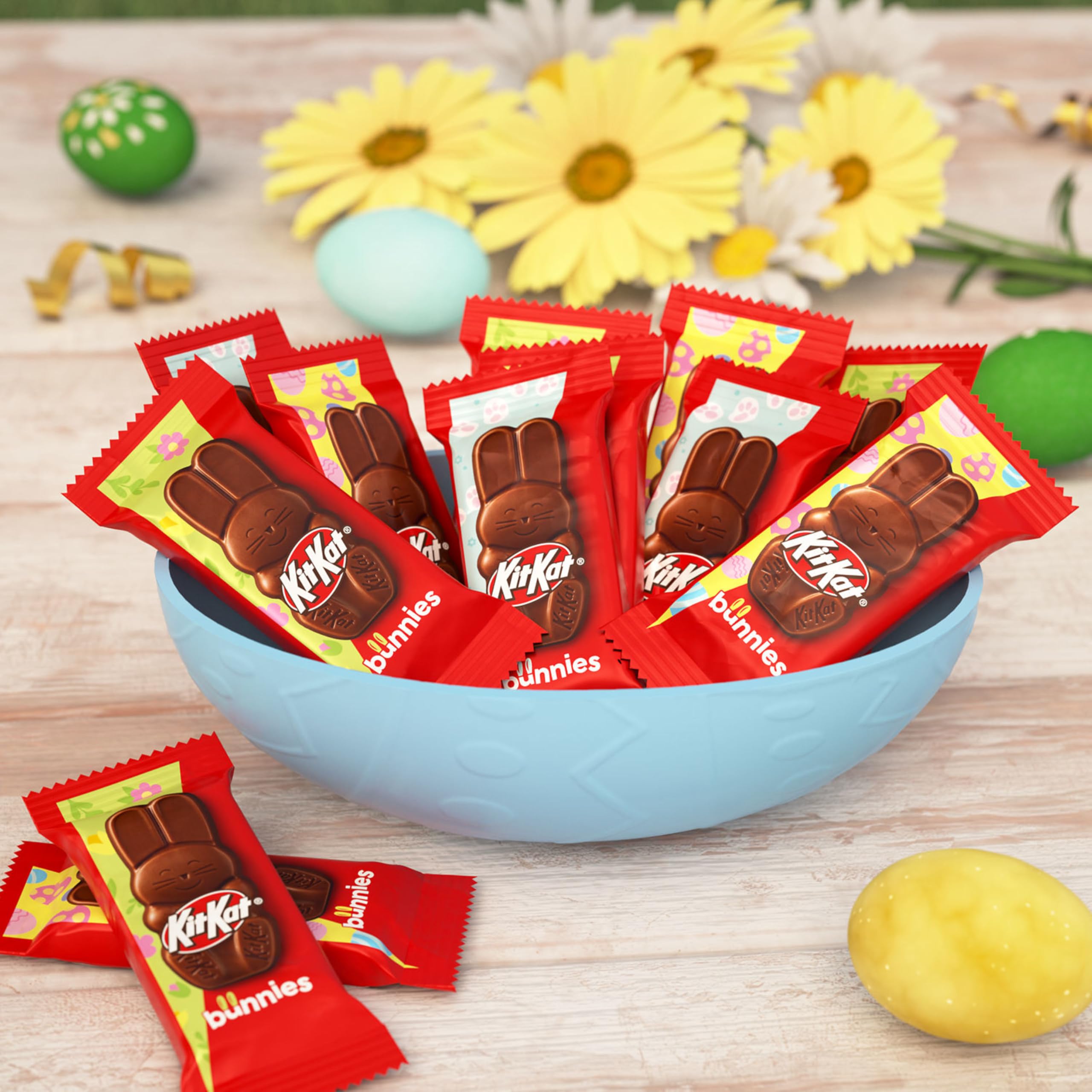 Kit Kat Milk Chocolate Wafer Bunnies office snack ready for quick breaks.
