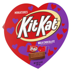 Individually wrapped Kit Kat Miniatures bars for easy sharing and freshness.