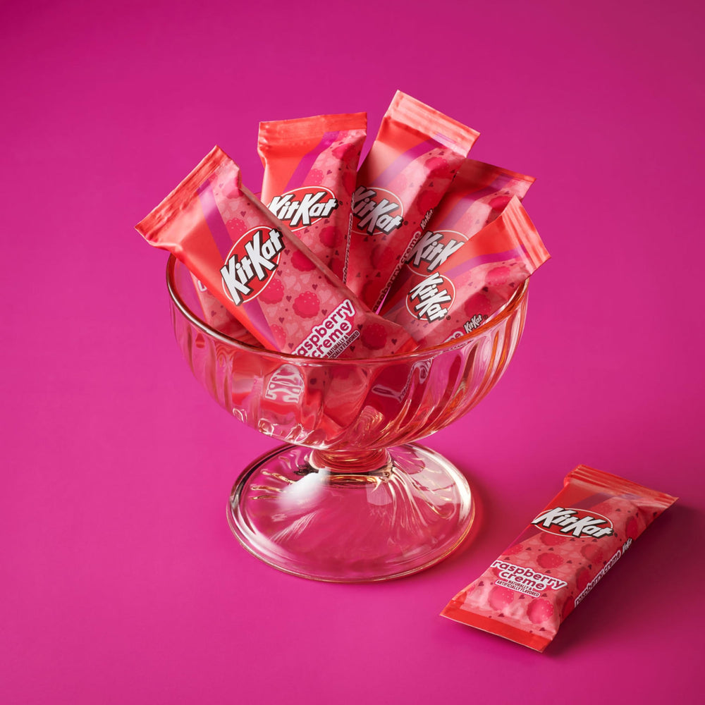 Kit Kat snack-size bars with colorful wrappers for office candy bowls
