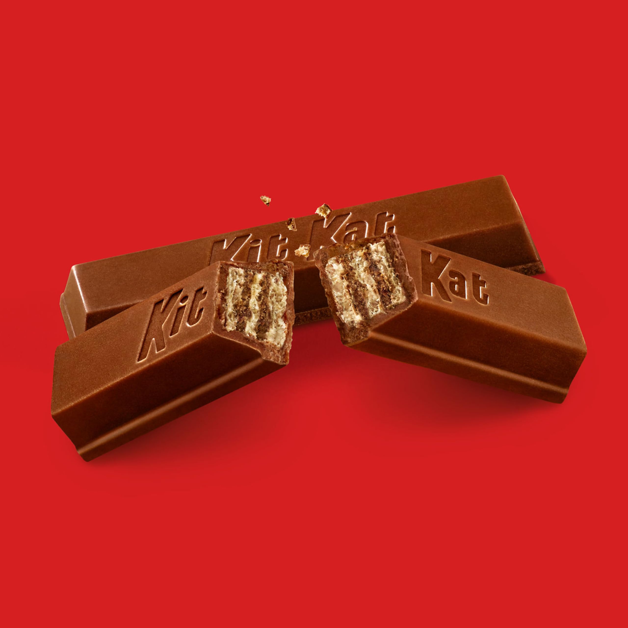 Kit Kat office snack break, convenient sharing in break rooms.